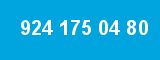 924 175 04 80 924 175 04 80